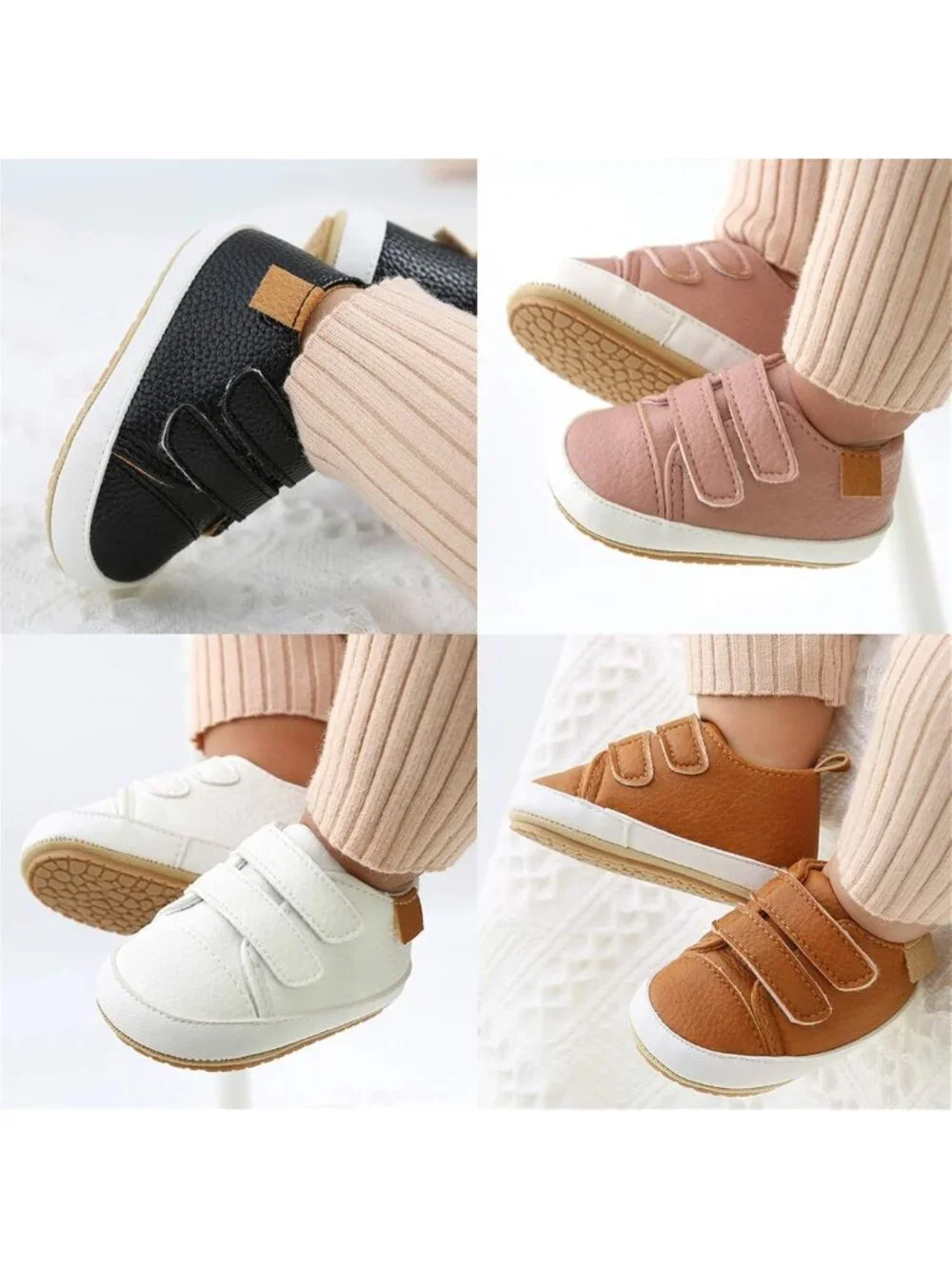 Soft Anti-Slip Toddler Sneakers | Baby First Walkers & Crib Shoes for Infants